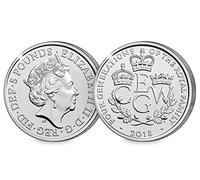 Change Checker 2018 4 Generations of Royalty Certified BU £5 Coin
