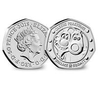 Change Checker 2019 UK Wallace and Gromit CERTIFIED BU 50p