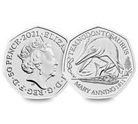 Change Checker 2021 UK Temnodontosaurus CERTIFIED BU 50p