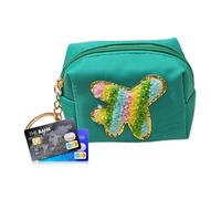 Change Coin Purse for Women | Cute Waterproof Coin Purse with Embroidery Pattern - Versatile Waterproof Purse for Women Girls Keys, Airplane Color X Dark Green, Se référer au descriptif, Refer to