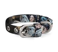 Chang'e Fairy Dog Collar, Soft Comfortable Pet Collar for Small & Medium Dogs, Adjustable Durable Cat Collars for Puppies