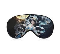 Chang'e Fairy Eye Mask for Women & Men, Breathable & Adjustable Eye Cover, Ultra Soft Sleep Mask, Lightweight Travel Blindfold for Airplane, Nap, Night Sleeping