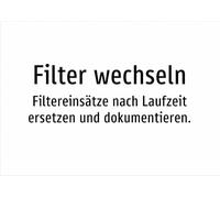 Change Filter - Replace and Document Filter Inserts by Runtime. - Sticker A2: 594 x 420 mm - Without Graphics, Only Text