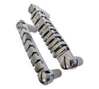 Change Guitar Bridge Tailpiece Replacement Top Hanging String Individual Saddles Zincs Alloy Enduring Change Tailpiece