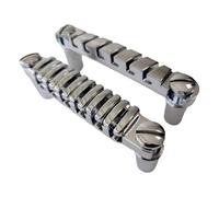 Change Guitar Bridge Tailpiece Replacement Top Hanging String Individual Saddles Zincs Alloy Guitar Bridge Enduring Change Tailpiece