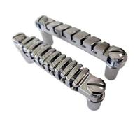 Change Guitar Bridge Tailpiece Replacement Top Hanging String Individual Saddles Zincs Alloy Guitar Bridge Enduring Electric Guitar Bridge