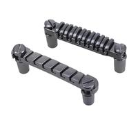 Change Guitar Bridge Tailpiece Replacement Top Hanging String Individual Saddles Zincs Alloy Guitar Bridge Enduring Top Hanging String Individual Saddles