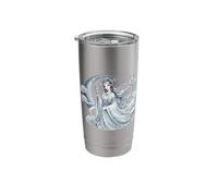 Chang'e Moon Goddess, Jade Rabbit, Immortality and Grace Stainless Steel Insulated Tumbler