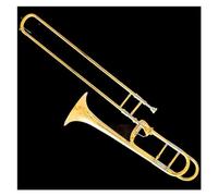 Change Pitch Tenor Trombone Brass Tapered Piston Trombone Instrument With Accessories Trombone for Beginner
