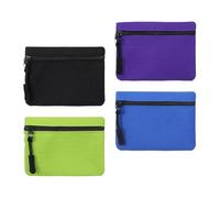 Change Purse - Canvas Card Holder Mini Purse | Small Change Zipper Pouch | for Keys Cards Earphones Adults School Commuting Travel Trips Shopping
