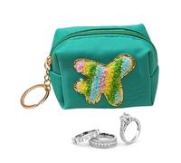 Change Purse for Coin, Featuring Unique Embroidery Design Cute Coin Pouch Keychain, Coin Pouch Cute, Key, Jewelry, Pill Storage for Women, Females