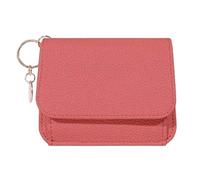 Change Purse for Women Handmade Compact PU Leather Credit Card Folded Bills