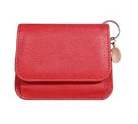 Change Purse for Women Handmade Compact PU Leather Credit Card Folded Bills