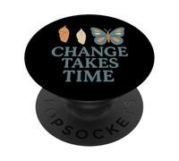 Change Takes Time Cocoon Chrysalis Butterfly PopSockets Adhesive PopGrip