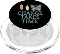 Change Takes Time Cocoon Chrysalis Butterfly PopSockets PopGrip for MagSafe