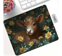 Change The Song Flower Gaming Mouse Pad, High Precision Smooth Surface with Anti-Fray Stitched Edges, Professional Mouse Mat for PC Gaming & Esport, Water Resistant MousePad 30 x 25 cm d0d-166