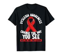 Change The Way You See Dyslexia Awareness T-Shirt