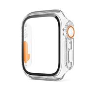 Change to Ultra for Case 45mm 41mm 44mm 40mm Glass Appearance Upgrade to 49mm PC Firm Cover iWatch 8 7 SE SE 2 6 5 4 (Color : Transparency, Size : 40mm)