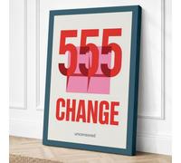 Change Uncensored Canvas Wall Art Print 24x16 Inch