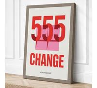 Change Uncensored Canvas Wall Art Print 30x20 Inch