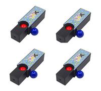 Changeable Magic Box, Kids Magic Box, 4pcs Turn Red To Blue Ball Magics Trick Show Props, Magician Props Changeable Boxes Interactive, Close Up Magics Gimmick Mentalism Tool