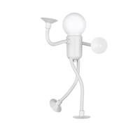 Changeable Shape Funny Sportsman Night Light, 2024 Fun Night Light with Suction Cup,Cute Light Bulb Man minis Night Light,Bendable Desk Lamp Ornaments for Home