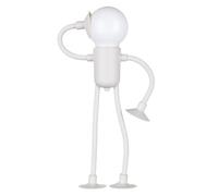 Changeable Shape Funny Sportsman Night Light, Cute Bulb Man Mini Night Light, Suction Cup Bendable Desk Table Lamp, for Adults Boys Girls