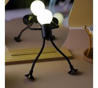 Changeable Shape Funny Sportsman Night Light,Cute DIY Shape Night Lights,Creative Human with Suction Cup Desktop Ornaments for Adults Boys Girls Room Christmas