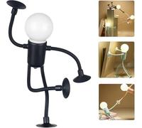 Changeable Shape Funny Sportsman Night Light,Cute LED Light Bulb Mini Night-Lights,Suction Cup Shape-Changing Night Lamps for Bedroom Bathroom Hallway Kitchen,Christmas NightLight for Adults & Kids