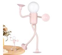 Changeable Shape Funny Sportsman Night Light, Cute LED Light Bulb Mini Nightlights,Changeable Shape Funny Sportsman, Cute Lightbulb Man Mini Night Lights, Bendable Desk Lamp Ornaments for Home
