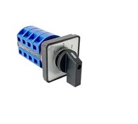 Changeover Cam Switch 25A 690V Silver Contact 1-8 Poles Two/Three Positions Rotary Selector LW28-25 LW26 YMW26 Series(25A-01,8P-32 Terminals)
