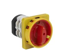 Changeover Rotary Cam Switch Two Position 0-1 Padlock 25A 2 Knots Control Motor YMZ12-25/2GS 1Pcs