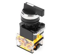 Changeover Switch, 22mm 3 Position Auto Reset Selector Rotary Switch Long Handle LA38-20BX33 Universal Rotary Cam Selector for Electromagnetic Starter Contactor Relay Selector