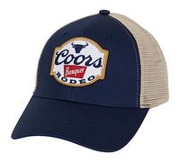 Changes Coors Banquet Rodeo Logo Navy Colorway Adjustable Trucker Hat, Multicolor, One Size