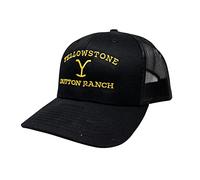 Changes Men's Standard Yellowstone Dutton Ranch Kevin Costner Western TV Show Trucker Hat Cap 66-11 Black, One Size