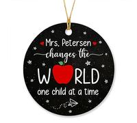 Changes The World On The Child At A Time Xmas Hanging Ornament Double Sided Tree Decorations Unique Xmas Pendant For Holiday Party Wedding