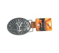 Changes Yellowstone Dutton Ranch Y Logo Established 1886 Kevin stner Belt Buckle 66-57, Silver, Silver, One size