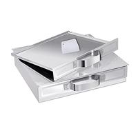Changfen Machine - 304 Stainless Steel Rice Noodle Roll Steamer with Extra Tray Professional Cheong Fun Maker for Steamed Vermicelli Rolls Kitchen Essential