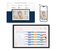 Changing 10.1 inch Smart Display for Home Organization with Google Calendar, HomeHub and Voice Assistant, Digital Photo Frame with Anti-Glare Touch Screen, Portable TV