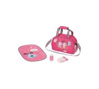 Changing Bag - Doll Changing Bag with Changing Mat, Lotion Bottle and a Nappy. Fits dolls up to 43cm - Suitable for children aged 3+ years - 832455