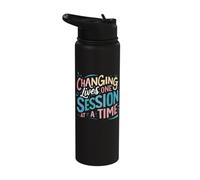 Changing Lives One Session at A Time Stainless Steel Insulated Water Bottle