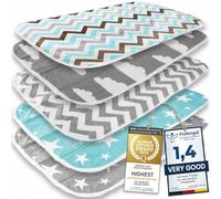 Changing mat Baby Changing mat Baby Changing Blanket pad for Babies and Toddlers; Breathable, Washable, Reusable; 50 x 70 cm (Set of All 5)