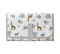 -Changing Mat - Built-in Wet Wipe Pocket, Easy Clean Material, Compact Foldable, Comfortable Padding | Travel Gear for Nursery, Outdoor Adventure, C