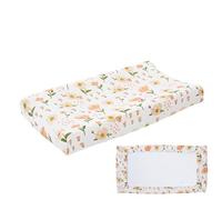 - Changing Mat Cover - Cotton Changing Table Cover - Soft, Breathable, Waterproof - Changing Table Sheet for Nursery with Cute Printed Patterns, Fits 32 x 16 Inch Large Mat