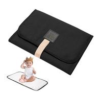Changing Mat for On the Go 31 x 1 x 21 cm Compact Nappy Bag Changing Mat Magic Stickers Nappy Bag Waterproof Changing Mat Washable for 0-9 m Foldable into a Clutch