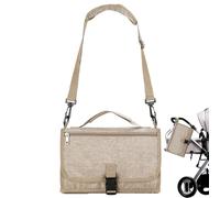 Changing Mat Portable - Foldable Waterproof Travel Changing Station, Compact Detachable Pad | Large Capacity Mat for Car Seats, Strollers, Outdoor Use, Nursery, Diaper Changes on The Go