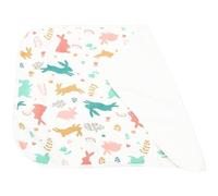 Changing Mat Waterproof Cotton Diaper Cushion for Parents | Reusable Liner, Fast Absorption, Cartoon Design, Bright Colours, Double-sided Use, Stroller and Home