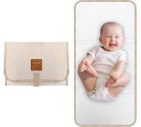 Changing Mats, Foldable Changing Mat, Easy to Carry Nappy Changing Mat Easy to Use Urine Pad Suitable for Infants on The Road (White)