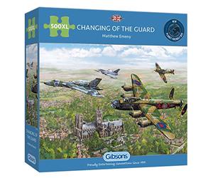 Changing of the Guard 500 Extra Large Piece Jigsaw Puzzle | Sustainable Puzzle for Adults | Premium 100% Recycled Board | Great Gift for Adults | Gibsons Games