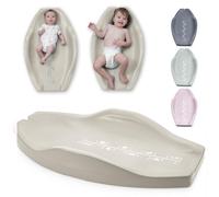 Changing Pad Apricity Baby's Large Portable Waterproof Wipeable Non-Slip Changing Pad for Dresser (Sandy Beige)